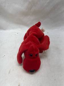 lot 488 image: TY Beanie Baby Red Dog Plush