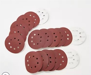 lot 1533 image: Lot of 2, EMPOWER Set of 18 5 Orbital Sanding Paper -Aluminum Oxide