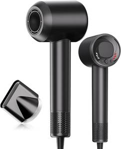 lot 2511 image: Hair Dryer, 140, 000 RPM High Speed Blow Dryer for Fast Drying, Negative Ionic Hair Dryers for Women, Thermo Control Lightweight Hairdryer for Home and Travel Black