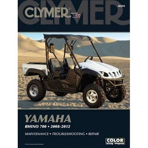 lot 7021 image: Clymer Yamaha Rhino 700, 2008-2012 - (Clymer Color Wiring Diagrams) by Penton (Paperback)