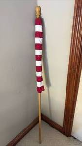 lot 1053 image: American Flag Cotton Blend on 60 inch Pole