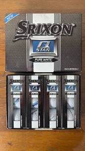 lot 1071 image: NIB Srixon Q-Star Pure White Golf Balls - 12 Pack