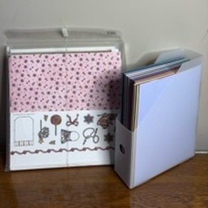 lot 1112 image: Large Lot of Cardstock and Scrapbooking Papers