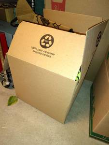 lot 3002 image: Box Full Of Halloween Costumes and Decorations