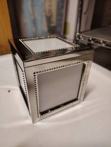 lot 3015 image: Kansas Turnpike Authority Metal Photo Frame Storage Box