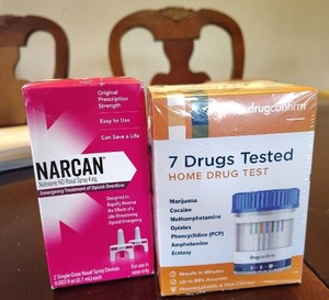 lot 838 image: Narcan And Drug Tests for Home Brand New Boxes