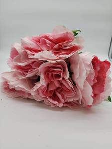 lot 68883 image: Artificial&nbspPink Hibiscus Stem, 5 Bundle Stem Included  - Retail $12