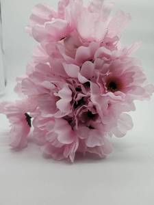 lot 68894 image: Artificial&nbspPink Poppy Stems, 5 Bundle Stems Included  - Retail $8