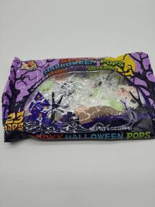 lot 68952 image: Halloween Pops Candy Bag - Multi-Flavor - Retail $3