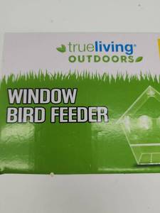 lot 69145 image: True Living Outdoors Window Bird Feeder - Retail $15