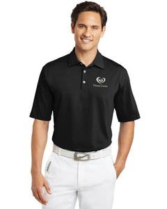 lot 66800 image: APPEARS NEW - Nike Golf 354055 Mens Sphere Dry Diamond Polo Shirt - Black - L  - Retail $63