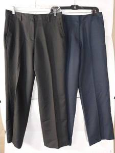 lot 66815 image: APPEARS NEW - Edwards SYNERGY LADIES TRADITIONAL DRESS PANT (Size 6 UR) 1 Black and 1 Navy