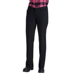lot 66821 image: APPEARS NEW - Dickies Womens Relaxed Straight Stretch Twill Pant, Black, 12 Regular (B0043O9NI4) 2 Pack  - Retail $60