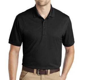 lot 66860 image: APPEARS NEW - CornerStone Black Polo Shirt (Size 2XL) 2 Pack