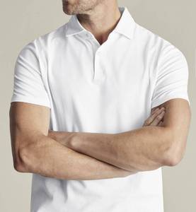 lot 66864 image: APPEARS NEW - Tri-Mountain White Polo Shirt (Size Large) 2 Pack