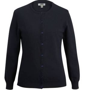 lot 66872 image: APPEARS NEW - Edwards Black Button-Up Cardigan Sweater (Size 2XL)