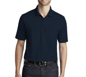 lot 66879 image: APPEARS NEW - Advent Navy Blue Polo Shirt (Size 2XL) 2 Pack