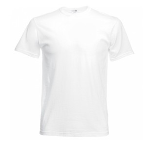 lot 66922 image: APPEARS NEW - Fruit of the Loom BEST White T-Shirt, Size Large. 3 Pack
