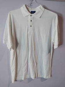 lot 66946 image: APPEARS NEW - Advent by Crystal Springs White Polo Shirt (Size Large) 2 Pack