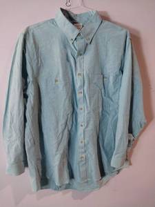 lot 66947 image: APPEARS NEW - Fashion Seal Light Blue Button Down Shirt (Size XL) 2 Pack