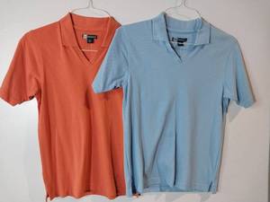 lot 66961 image: APPEARS NEW - Blue Generation Womens Polo Shirts (Size Small) 2 Pack