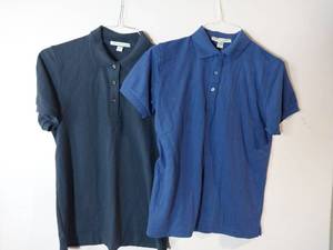 lot 66963 image: APPEARS NEW - Port Authority Ladies Polo Shirts, Blue & Navy (Size Medium) 2 Pack