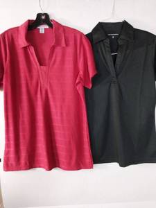 lot 66989 image: APPEARS NEW - Port Authority Ladies Polo Shirt Set (Size Medium)