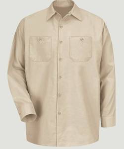 lot 66996 image: APPEARS NEW - Red Kap Work Shirts - Long Sleeve Gray Set (Size Small)