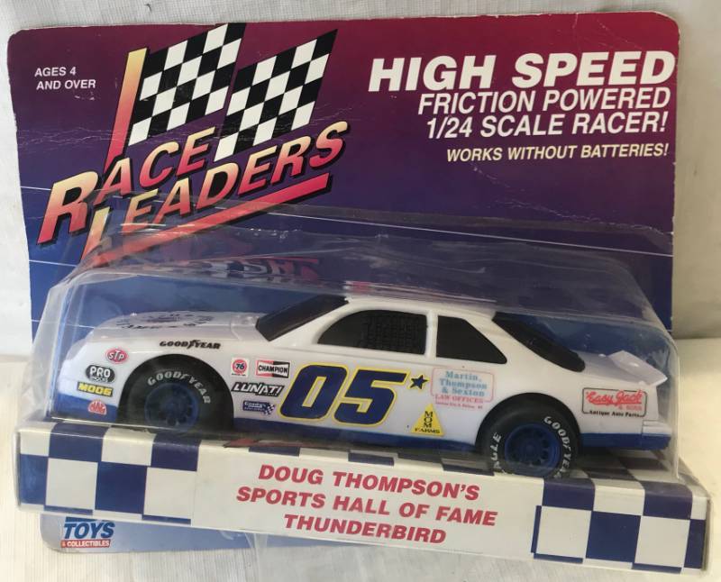 lot 5709 image: High SPEED Friction Powered Doug Thompsons Thunderbird - Nascar - No Batteries Needed