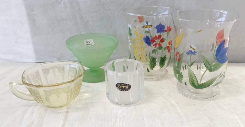 lot 5710 image: Glassware - Crystal Lot