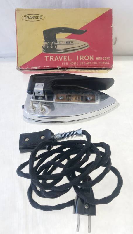 lot 5711 image: Old Transco ACDC Travel Iron in Box