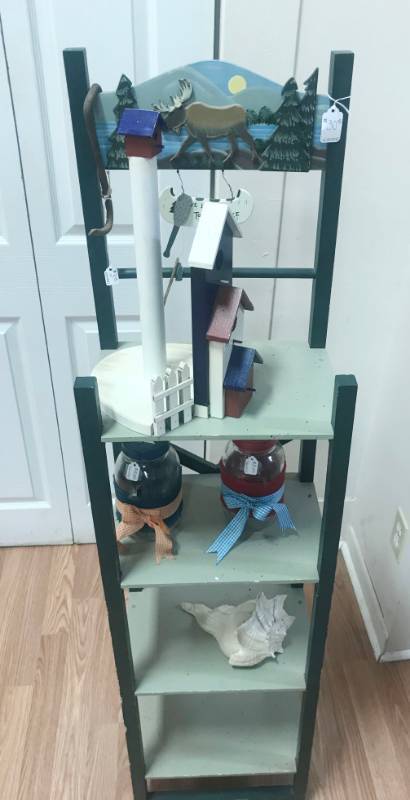 lot 5761 image: Nice Display Shelves with Contents