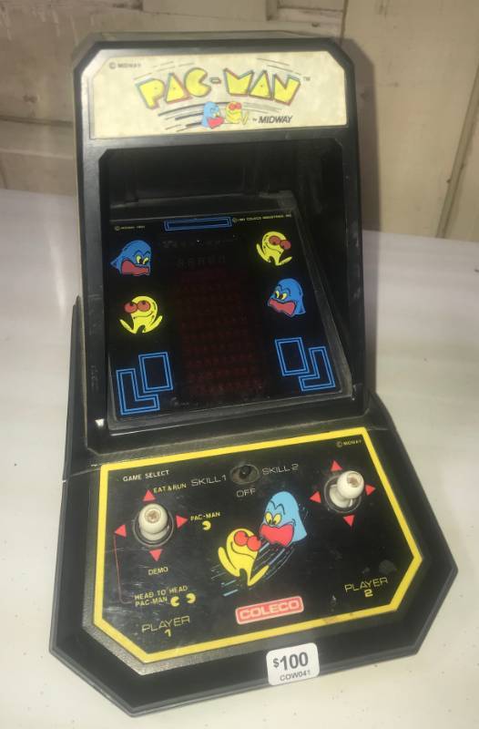 lot 5789 image: Vintage MIDWAYs PAC-MAN Arcade Game Toy - Rare Find See photos