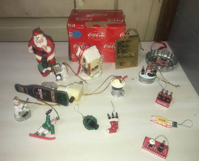lot 5808 image: Lot of Coca Cola Items and Ornaments - Check this out