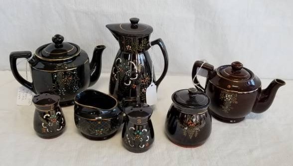 lot 5507 image: Cute Various Tea Set Pieces - A couple of Japan Moriage Pieces