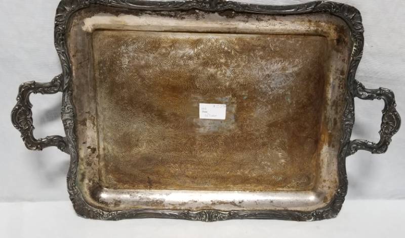 lot 5524 image: Neat Silver Plate() Tray