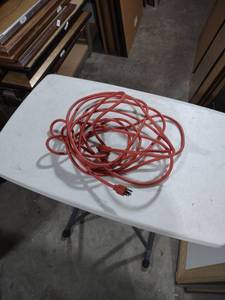 lot 800 image: 25ft Red Heavy Duty Extension Cord