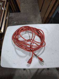 lot 802 image: Red Heavy Duty Extension Cord