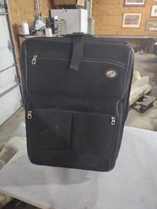 lot 881 image: American Tourister Black Rolling Luggage