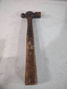 lot 892 image: Wood Handle Ball Peen Hammer