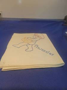 lot 4789 image: Embroidered tea towel