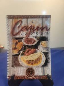 lot 4930 image: Cajun Cookin Spiral-Bound Cookbook