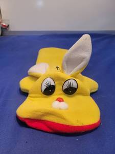 lot 4966 image: Yellow Bunny Character Plush hand puppet
