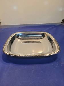 lot 4975 image: Shelton-Ware NYC Silver Plate Serving Dish