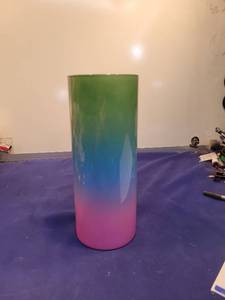 lot 5005 image: Rainbow Gradient vase