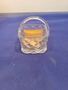 lot 5022 image: Cut Crystal basket