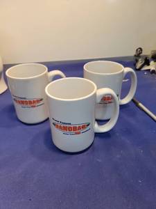 lot 5027 image: Sandbag Coffee Mugs Set