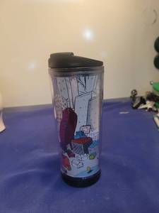 lot 5052 image: Spider-Man City Scene Travel Tumbler