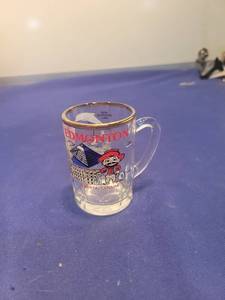 lot 5060 image: Edmonton Alberta Canada Shot Glass with Gold Rim