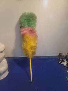 lot 5118 image: Multi-Color Extendable Duster with Handle